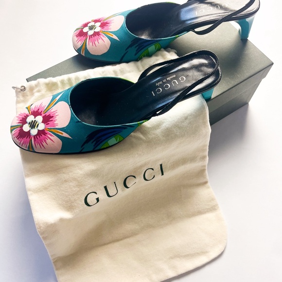 Gucci Spring 1999 Tom Ford Iconic Runway Slingback Mules 36 1/2 - Picture 4 of 5